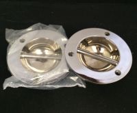 Set of 2 Chrome fender eyes