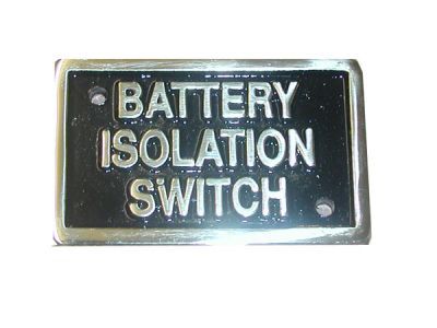 Battery label