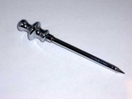 Chrome small tiller pin