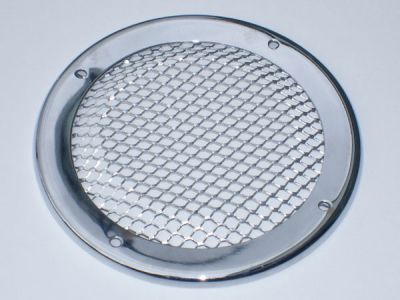 Chrome round grill